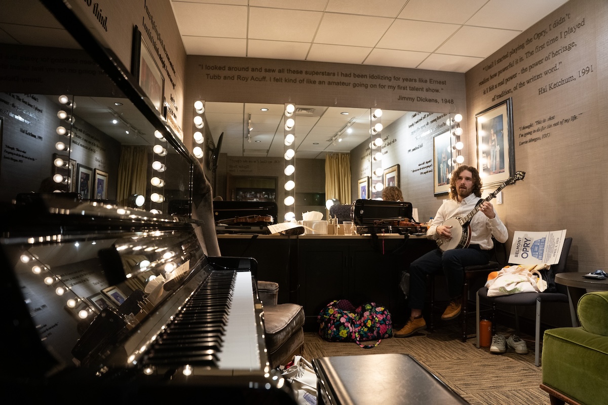 Opry backstage