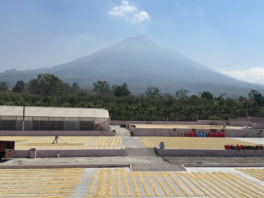 A volcano in Guatemala