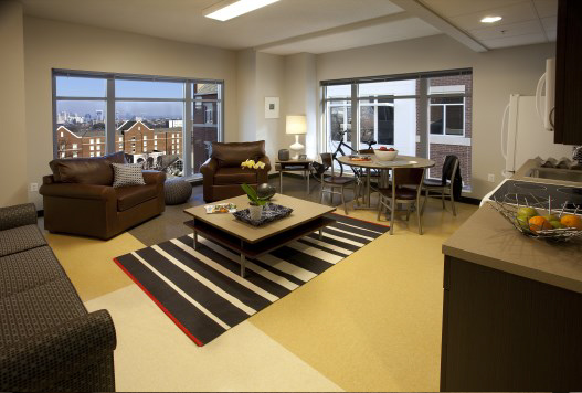 Russell Hall Living Room