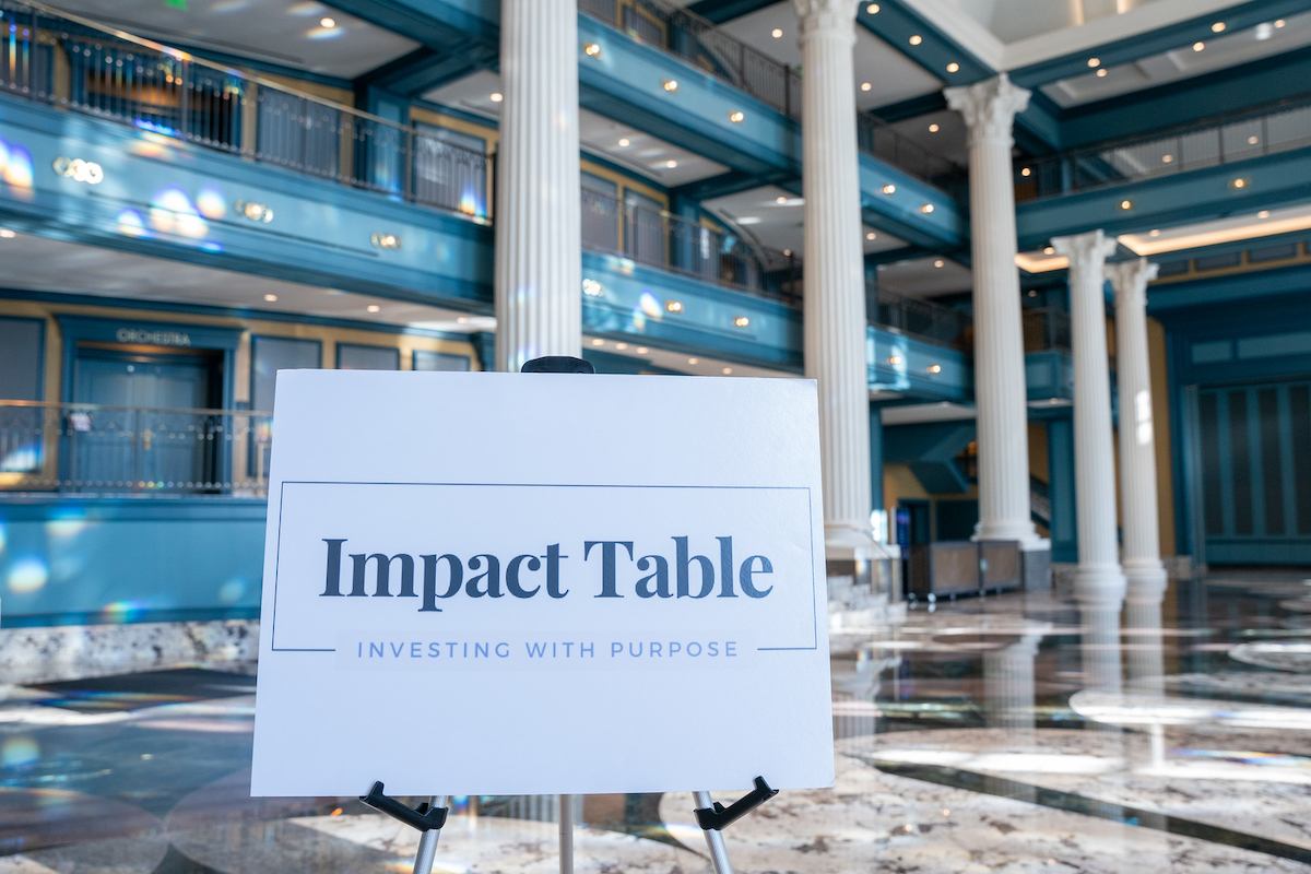 Impact Table sign