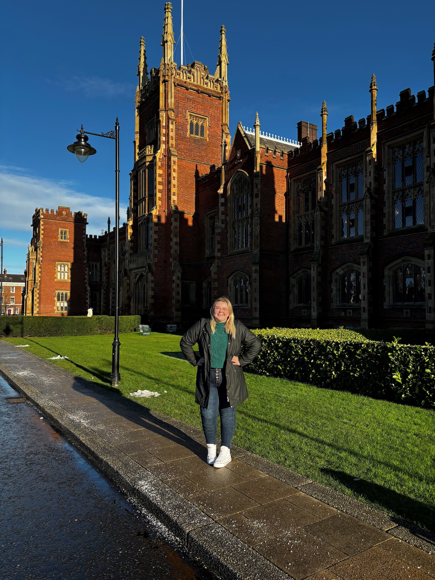 Spring 2024 in Belfast: Makenna Kunz showcases the Lanyon Building's architectural elegance