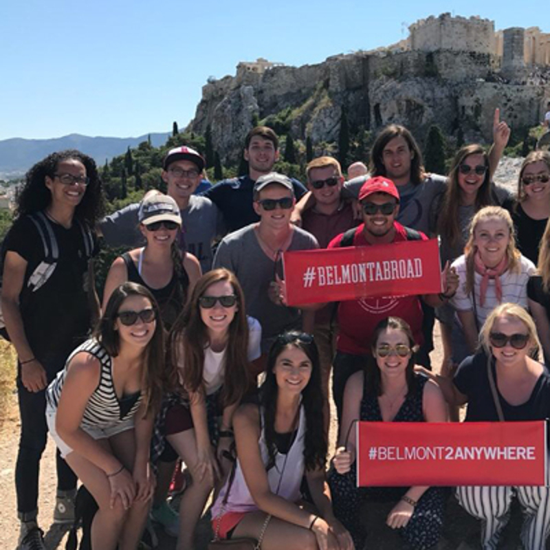 Belmont students studying abroad