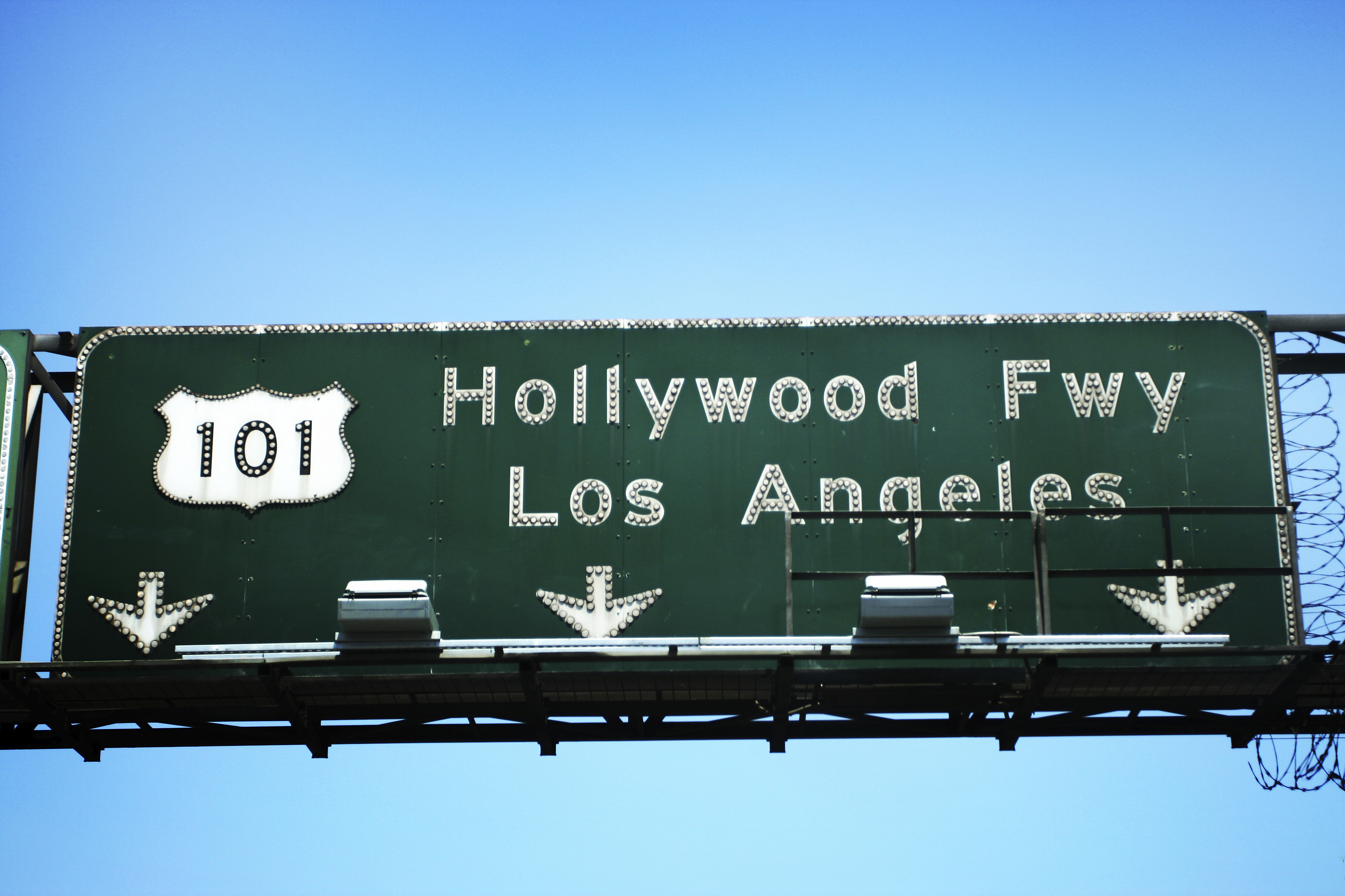 interstate sign for Hollywood freeway