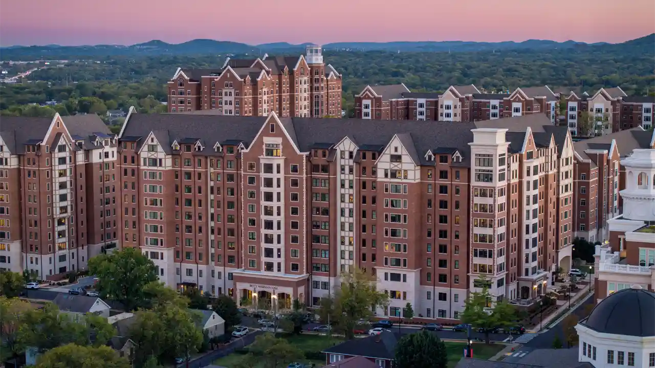 View of Wiseman Hall at Belmont University