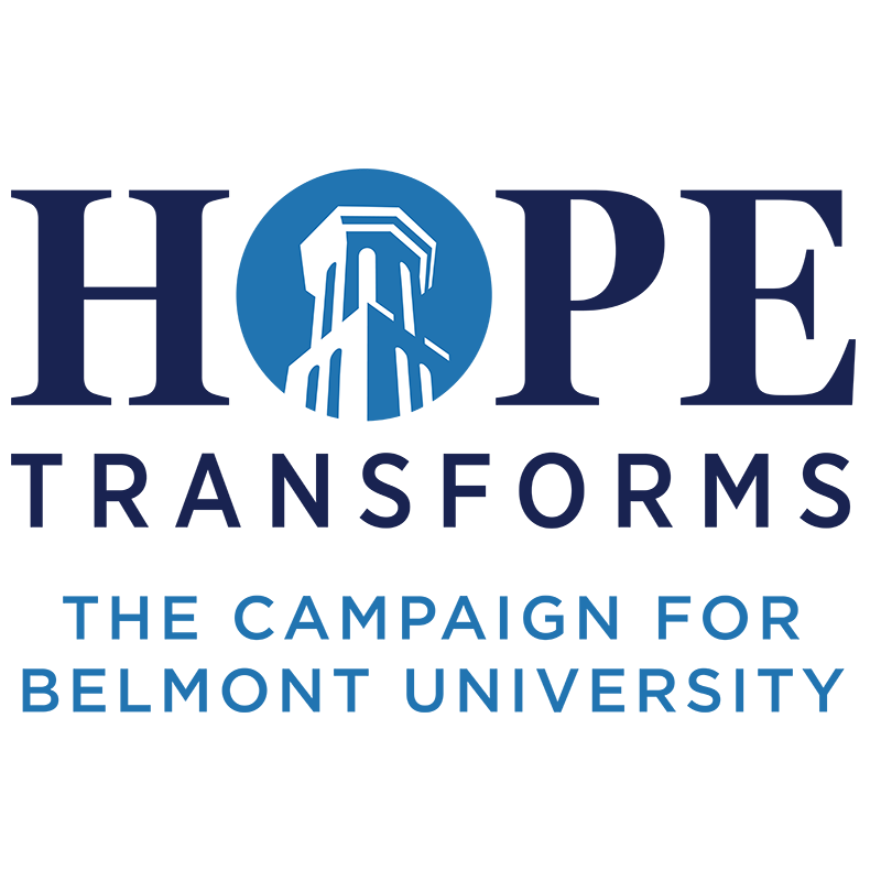 Hope Transforms The Campaign for Belmont University Logo