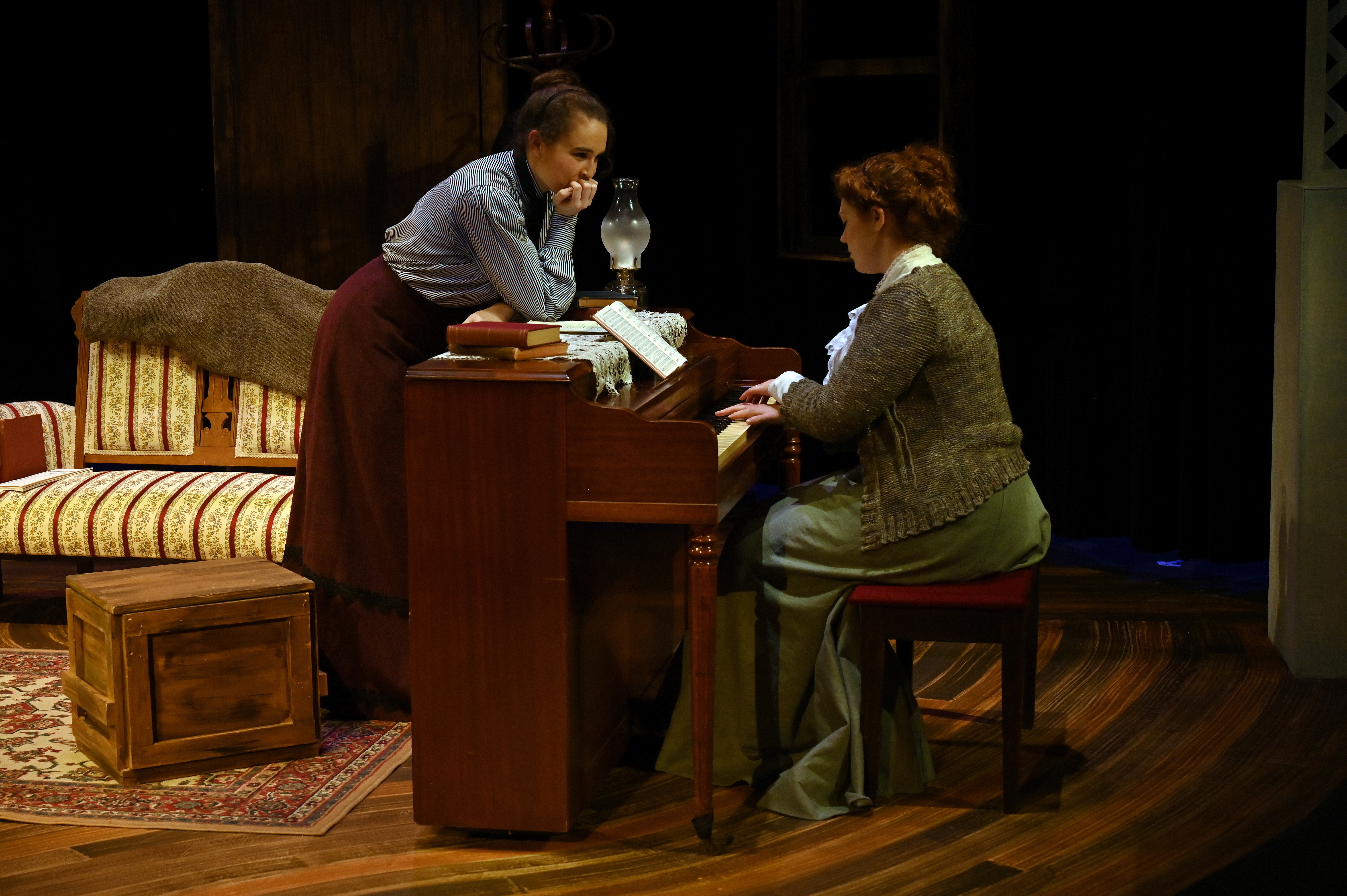 Silent Sky performed by theatre students on stage