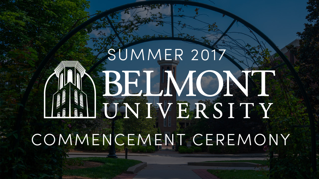 Belmont University Commencement Ceremony