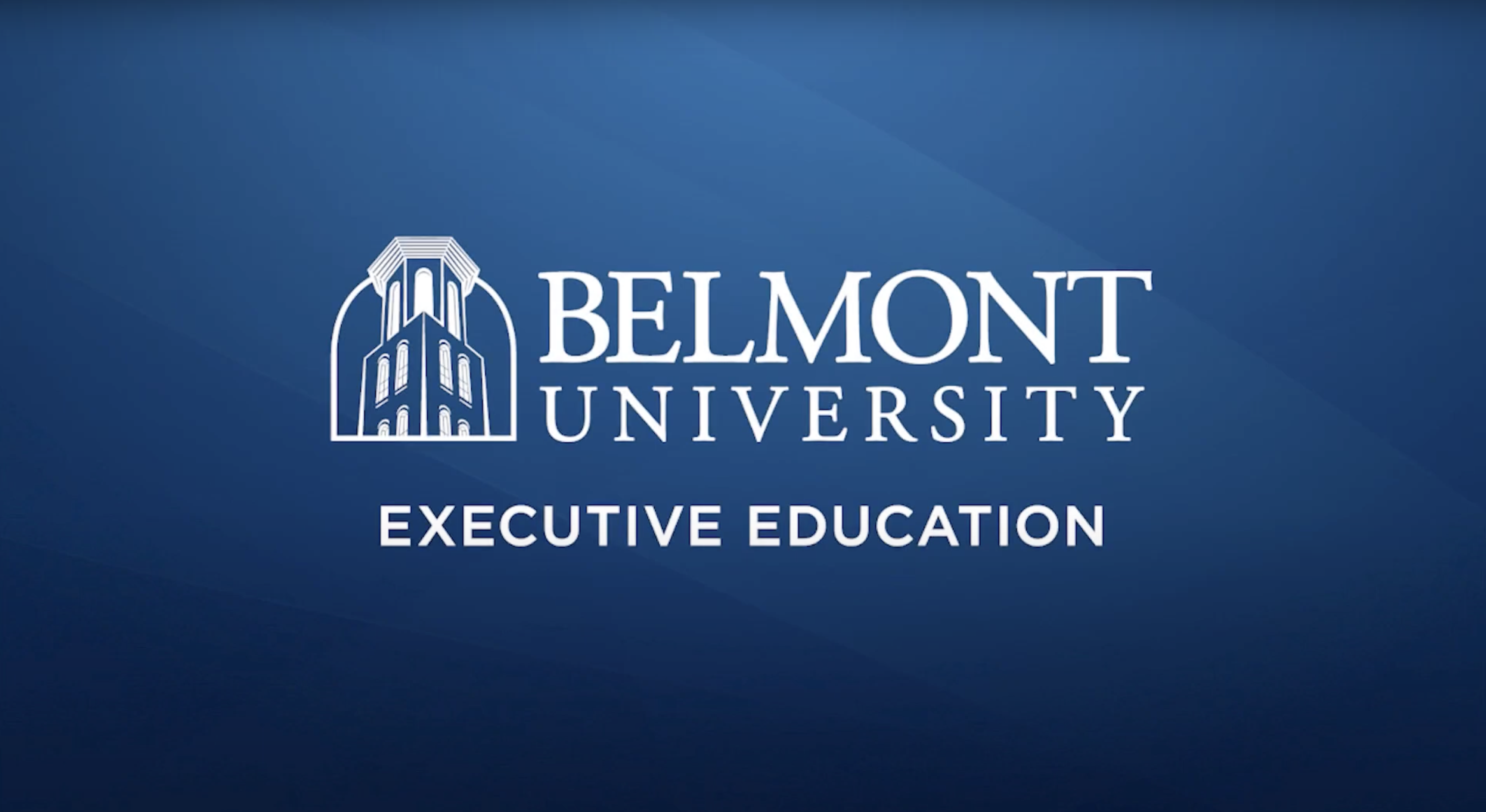 Belmont University Executive Education Logo
