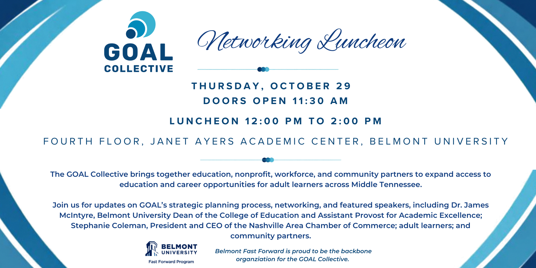 event luncheon details