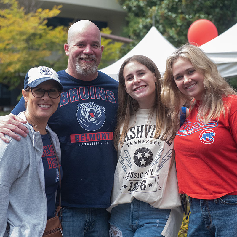 Belmont Family at Parent and Family Weekend