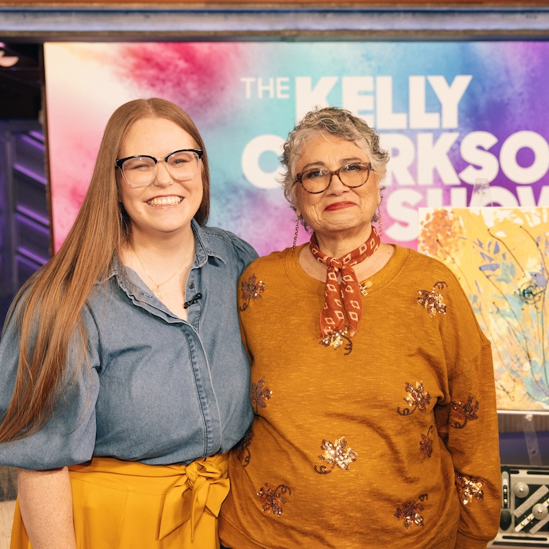 Nicole Minyard and a Daybreak Artist on the Kelly Clarkson Show