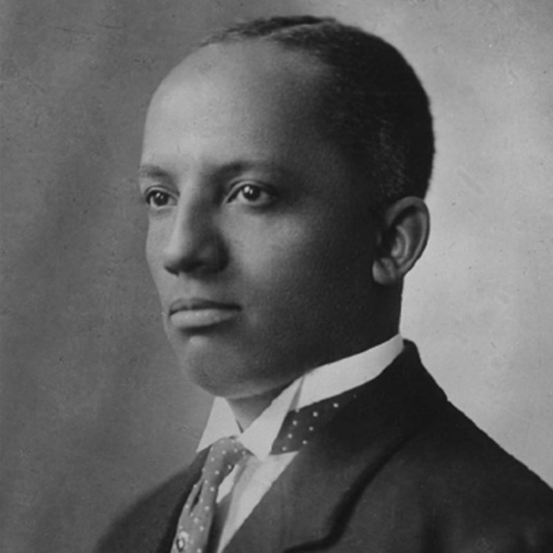 A photo of Dr. Carter G. Woodson