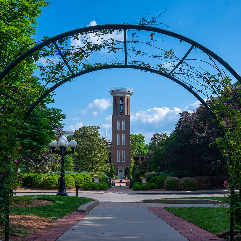 A photo of Belmont's Bell Tower