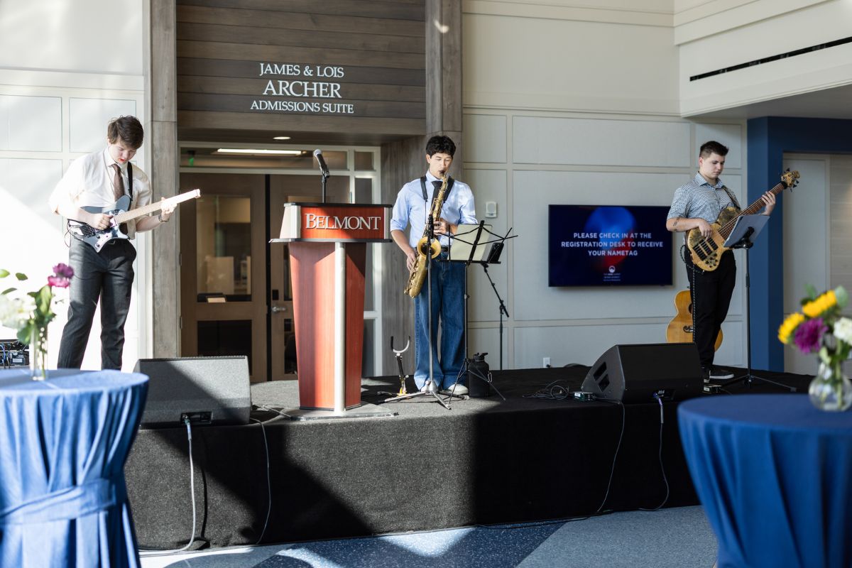 Student band at Hope Summit