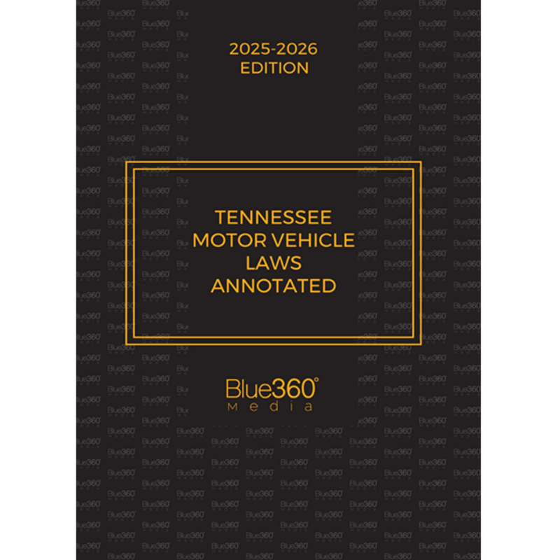 Cover Art for Tennessee Criminal and Traffic Law Manual
