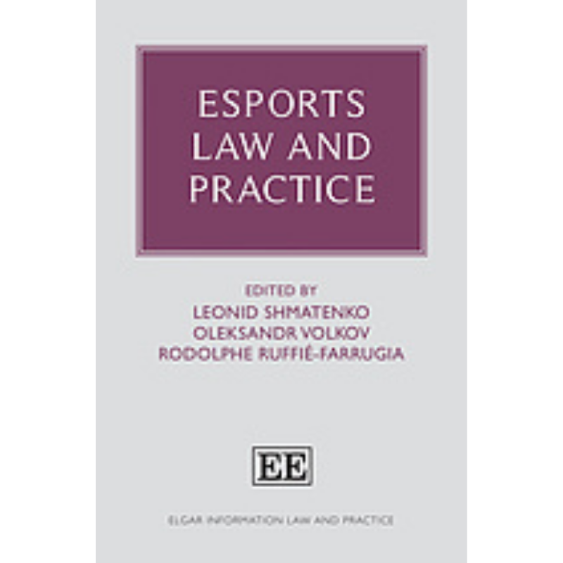 Cover Art for eSports Law and Practice