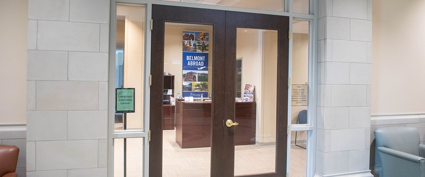 Front door of the Language Learning Center