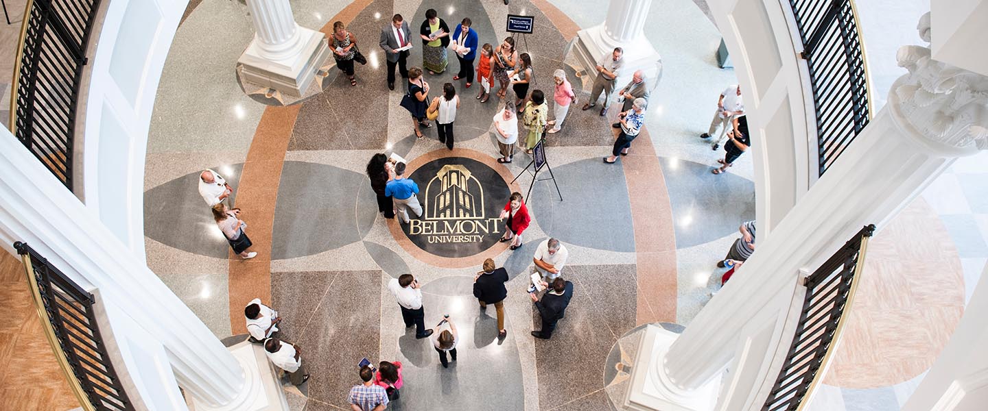 Aerial shot of the JAAC Atrium