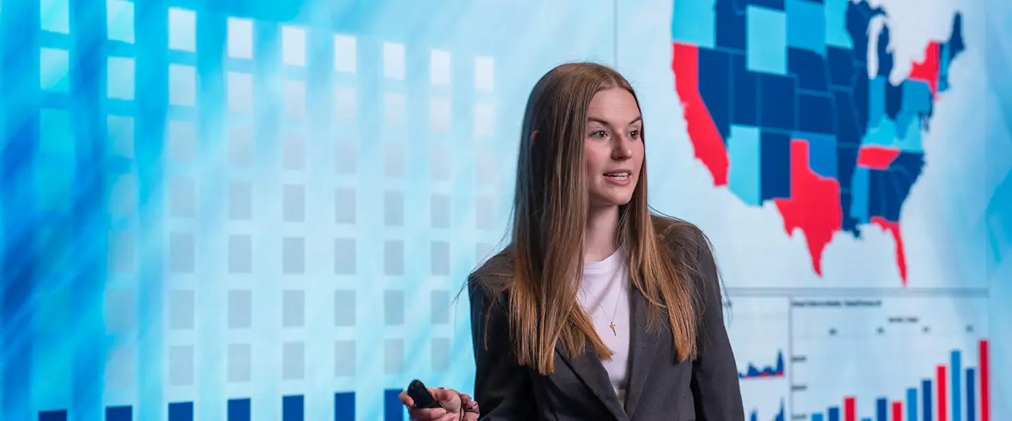 A professor teaching AI