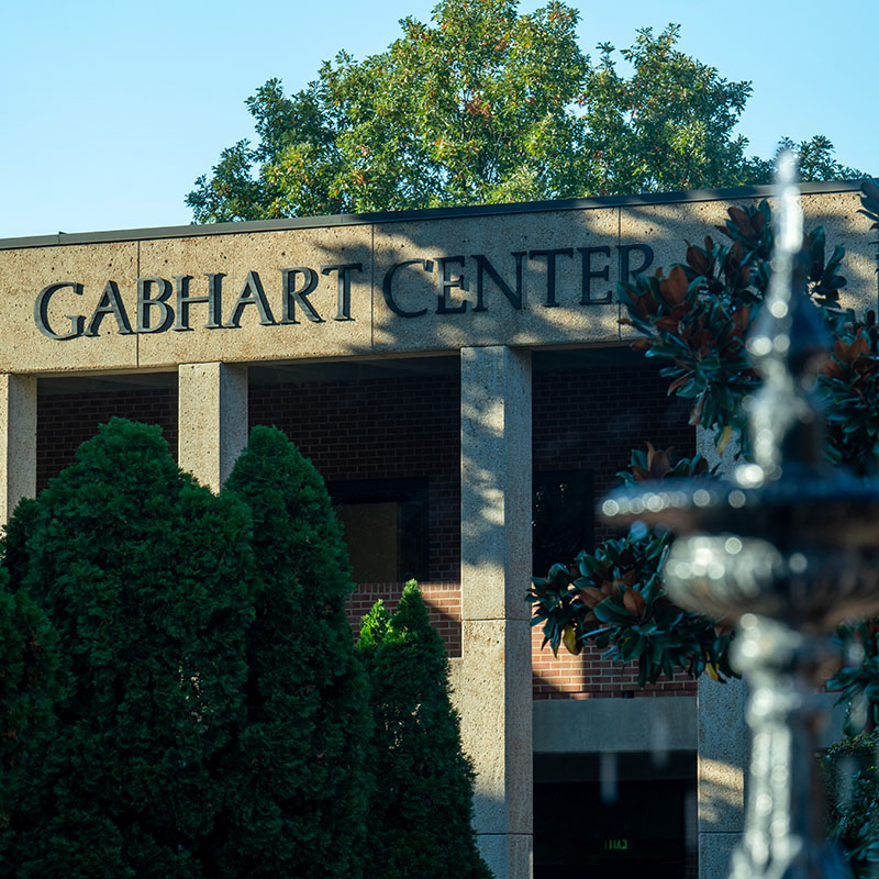 View of the Gabhart Student Center
