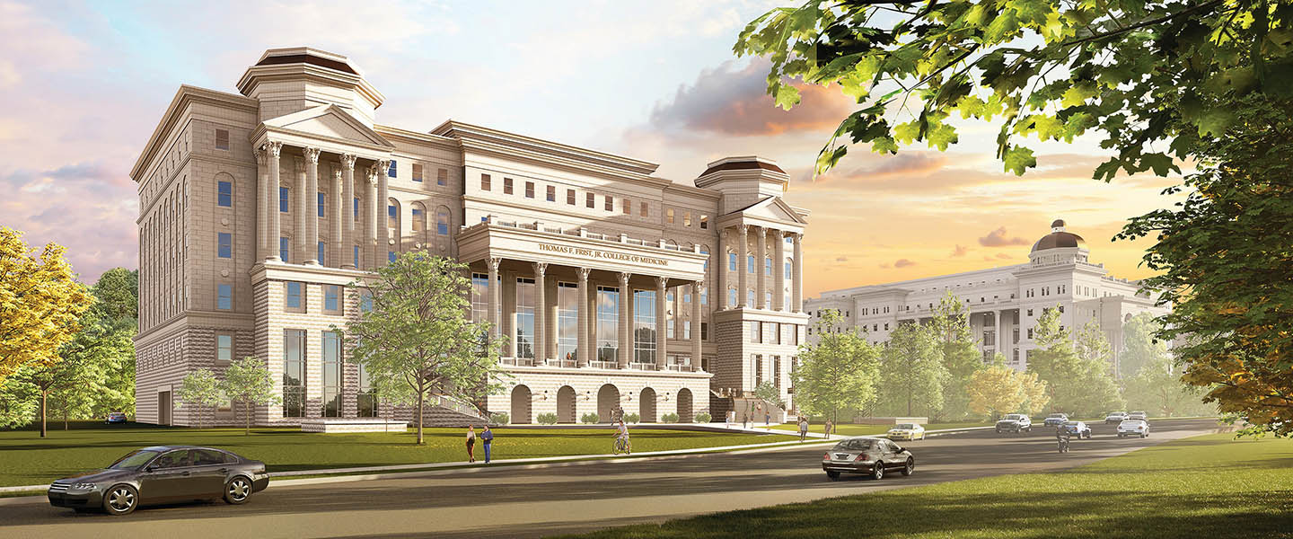 Rendering of the Frist College of Medicine Building