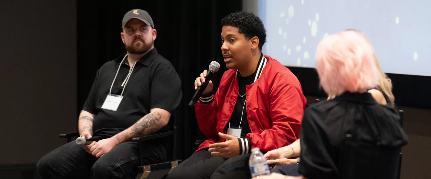 Panelists speak during a discussion at Belmont University’s 24/7 Conference.