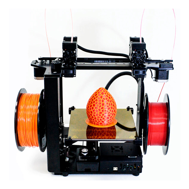 Image of a 3D printer on white background