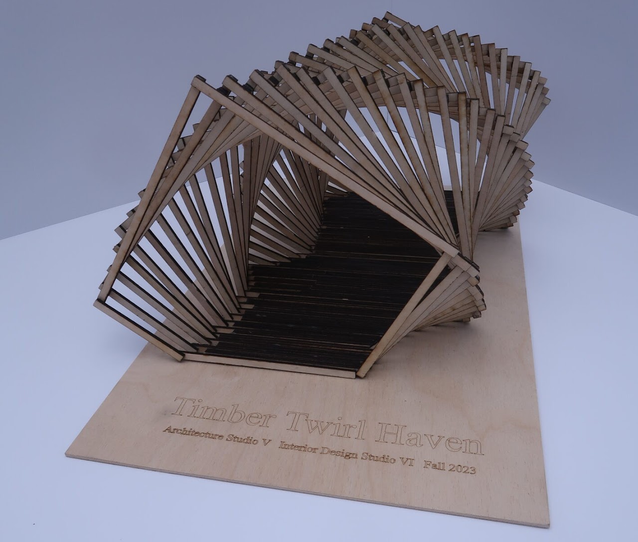 A picture of the model of the complete concept of Timber Twirl Haven