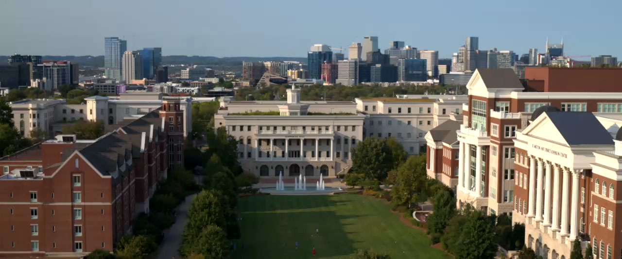 Aerial view of McWhorter Hall