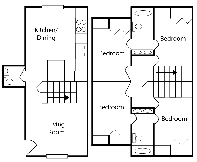 Commons apartment floorplan