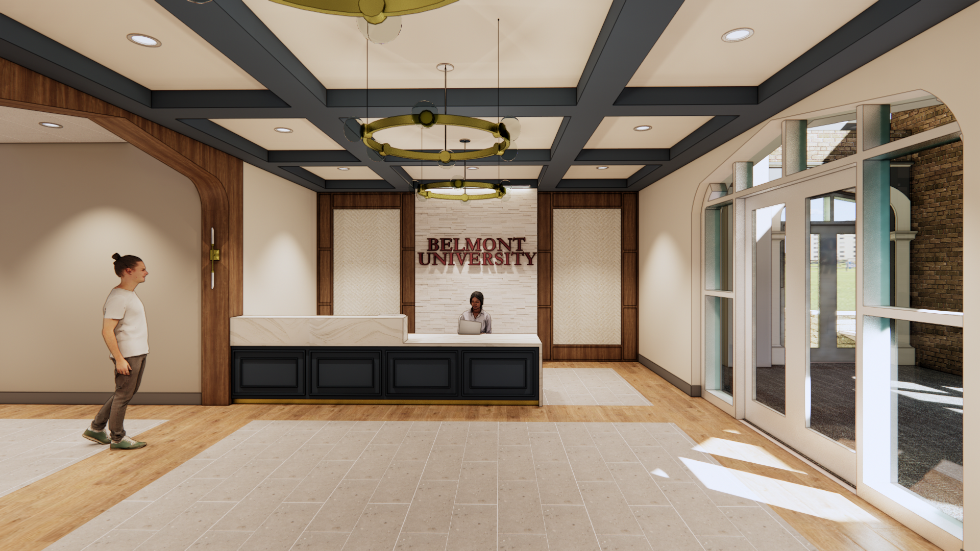 Main Lobby of Caldwell Hall