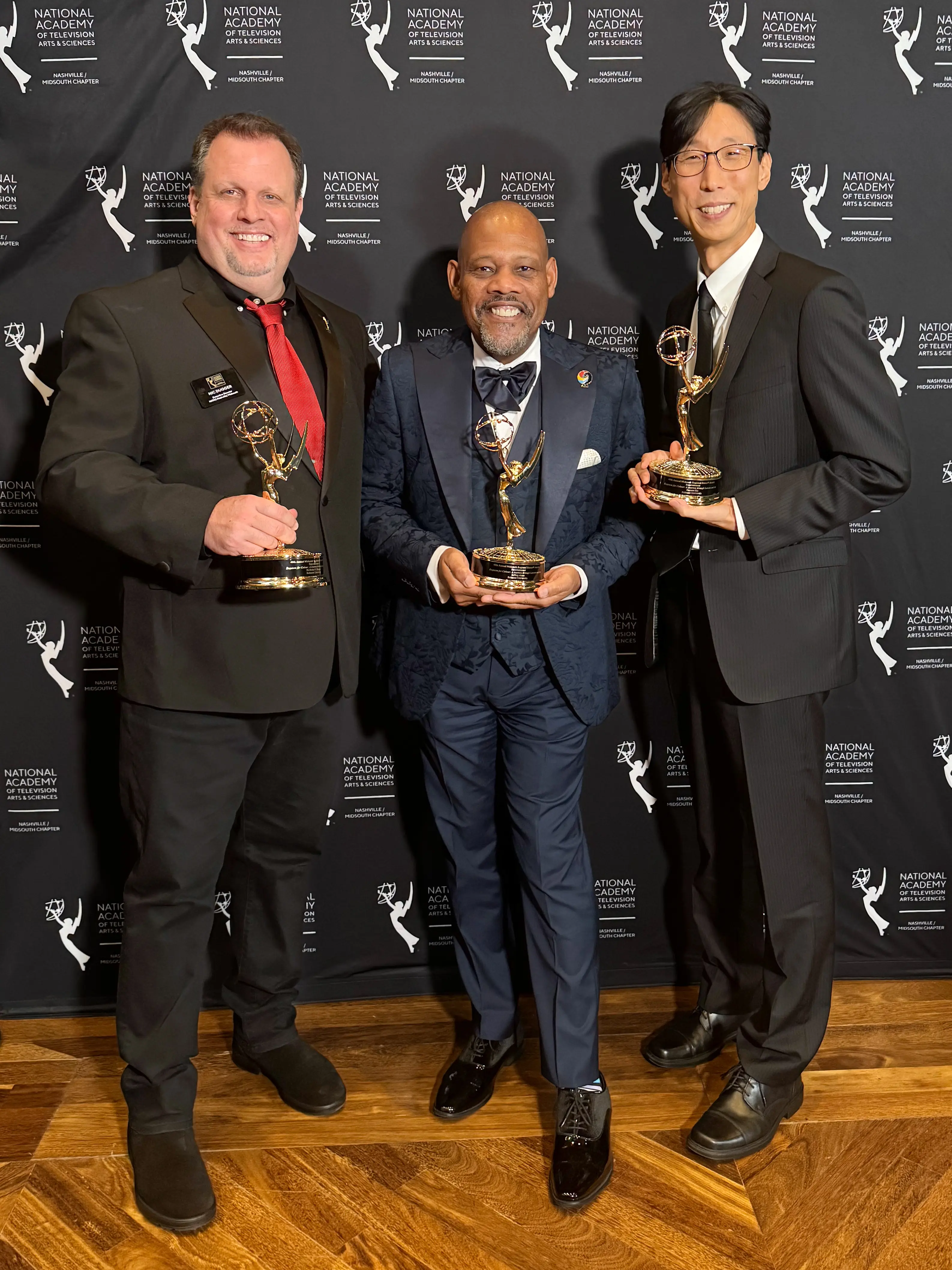 Ames, Ko and Dugger at the Emmys