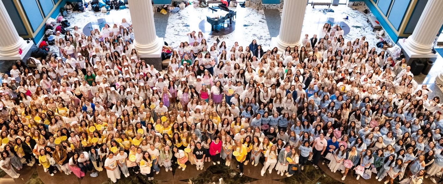 Group photo of sorority members