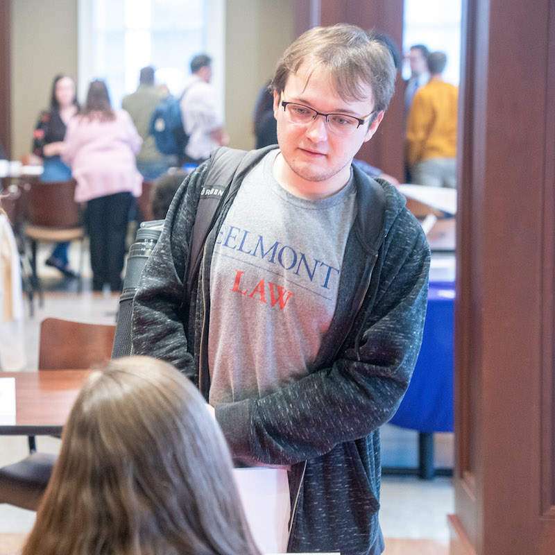 Lee Myers in Baskin Lobby