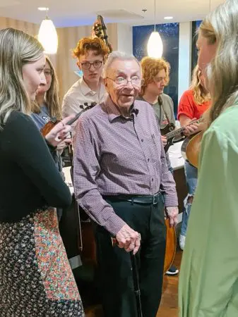 Belmont Bluegrass Ensemble with Morningside of Belmont resident Joe