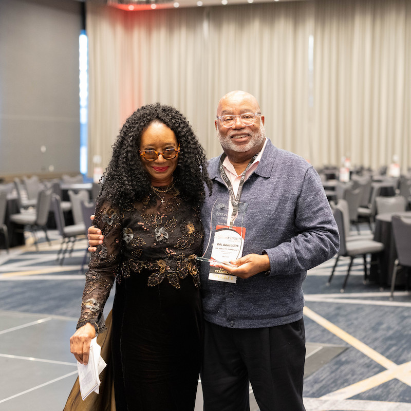 Bernard Turner and colleague