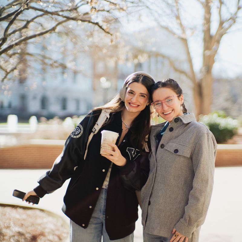 Students on campus