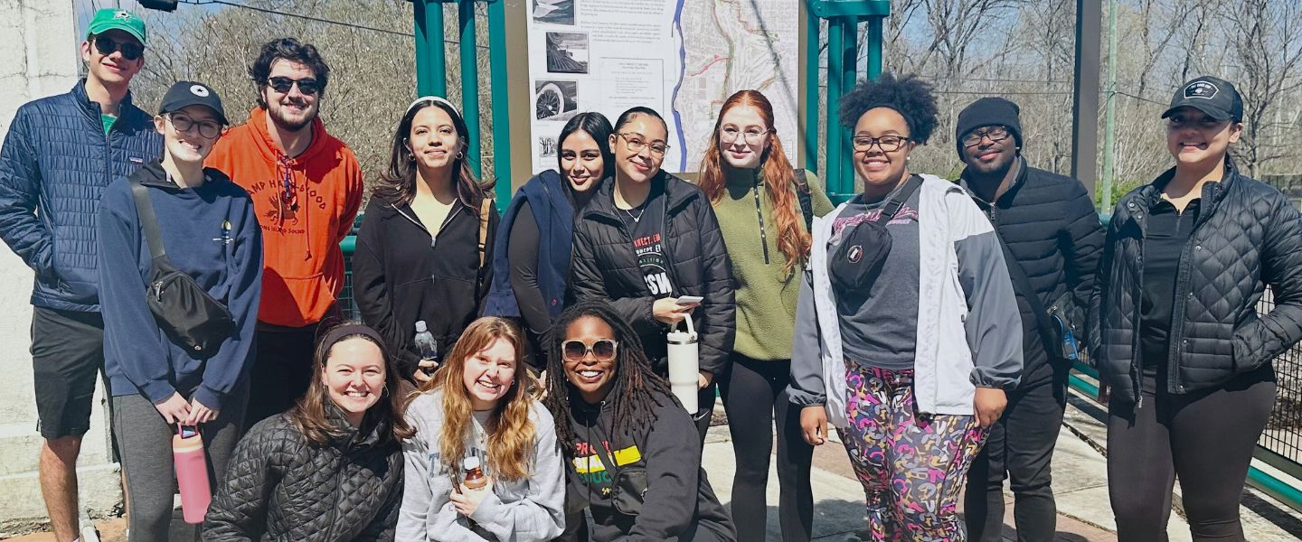 Students from the Coalition of Black Social Workers