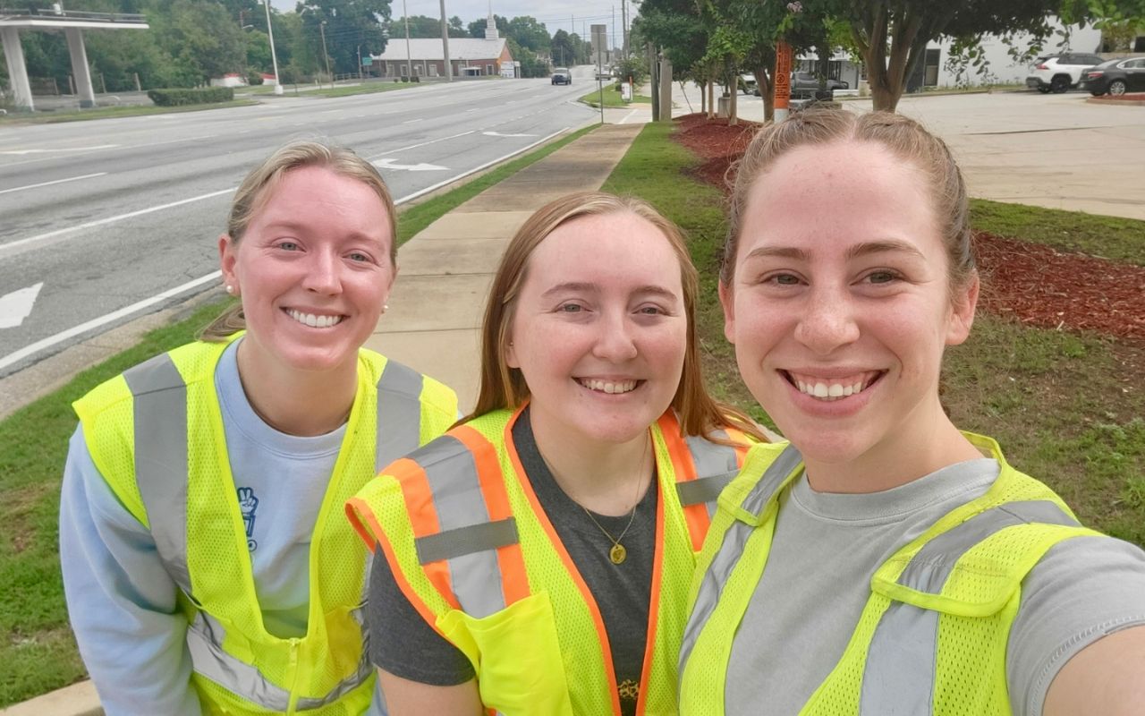 York and her co-workers from WSP