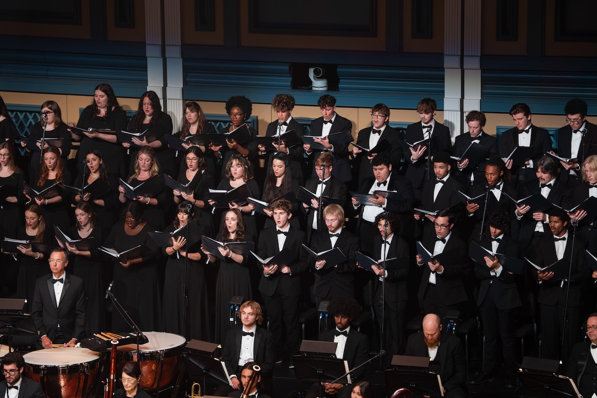Choral students