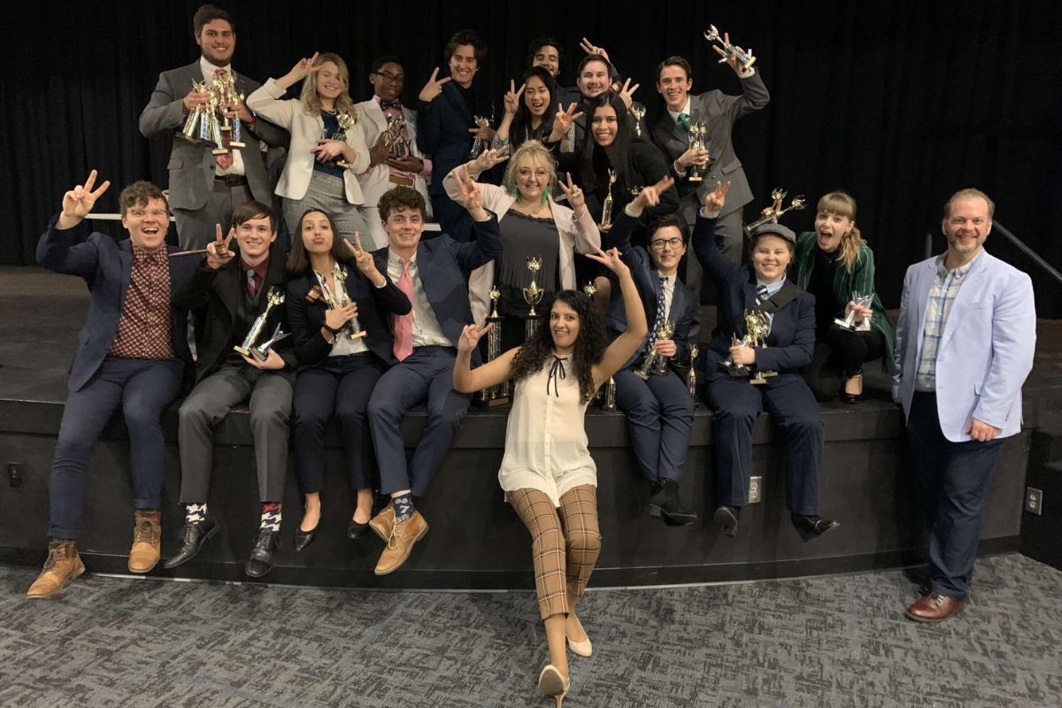 Belmont Speech and Debate (2019-20) at the TIFA State Championship in 2020