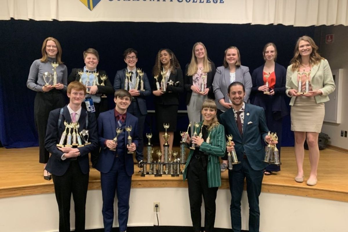 Belmont Speech and Debate (2021-22) at the TIFA State Championship in 2022