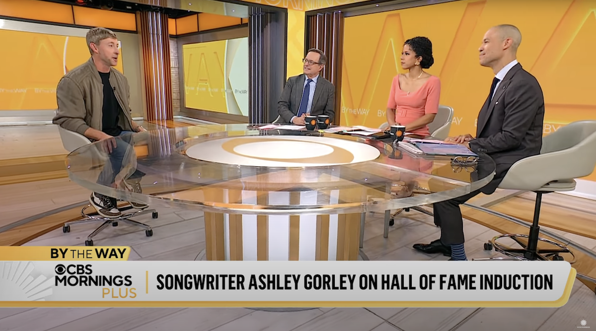 Ashley Gorley talks about being a Songwriters Hall of Fame inductee on CBS Mornings