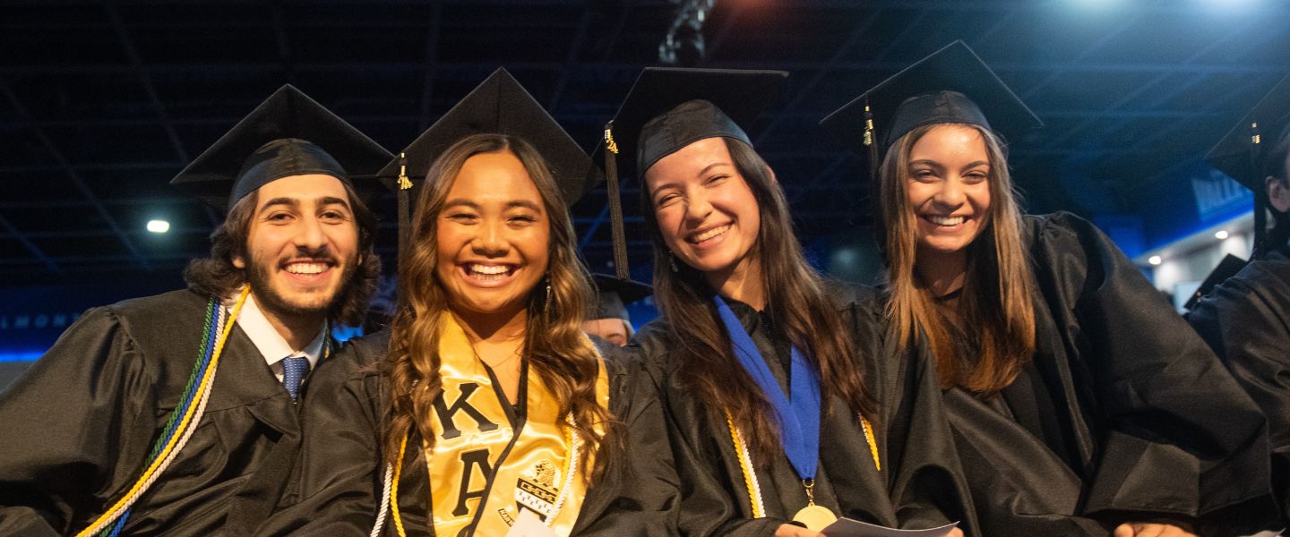 Students at Belmont graduation
