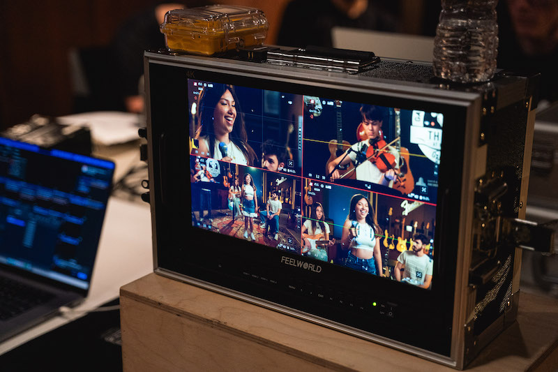 Belmont Tracks video prompter