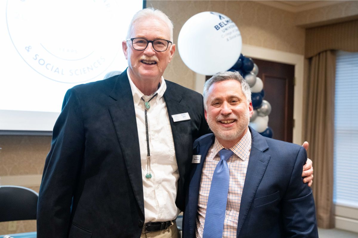 Dr. Marty Bell and John Nefflen