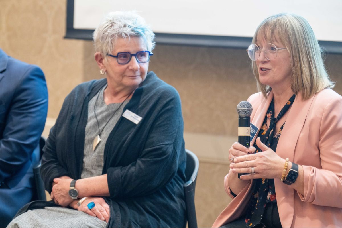 Dr. Regine Schwarzmeier and Lauri Chaudoin