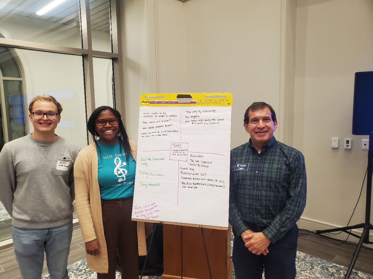 Students, faculty and partners at the kickoff