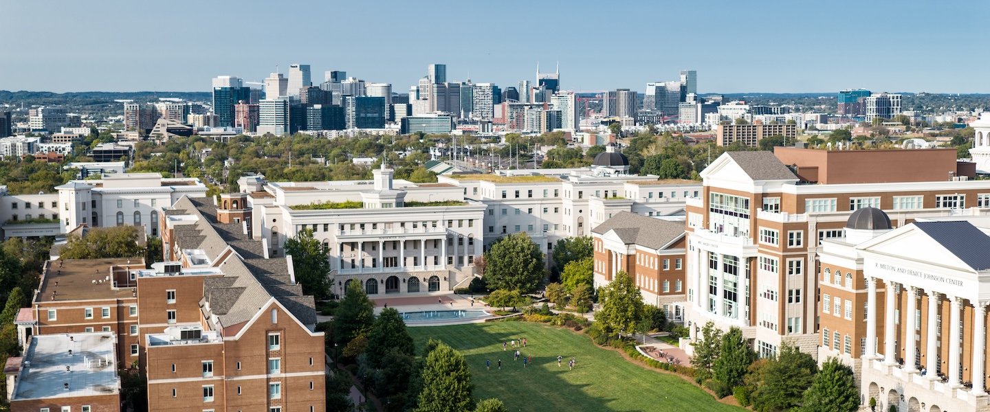 Belmont's campus lawn