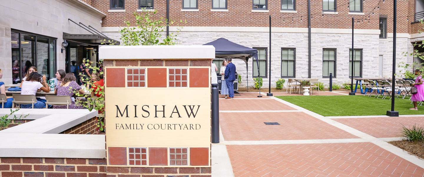 Mishaw courtyard exterior